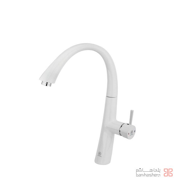 Gh_Zarf_MojW شیر ظرفشویی قهرمان مدل موج سفید - Image 1
