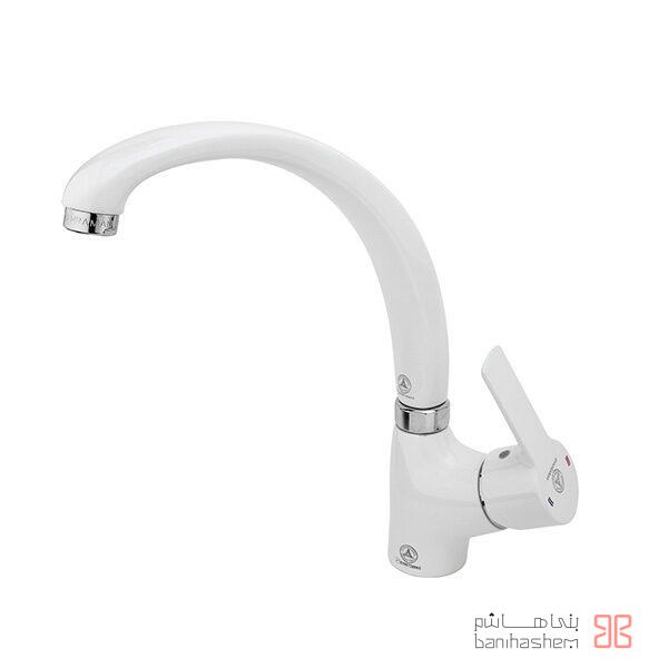 Gh_Zarf_YaghotW شیر ظرفشویی قهرمان مدل یاقوت سفید - Image 1