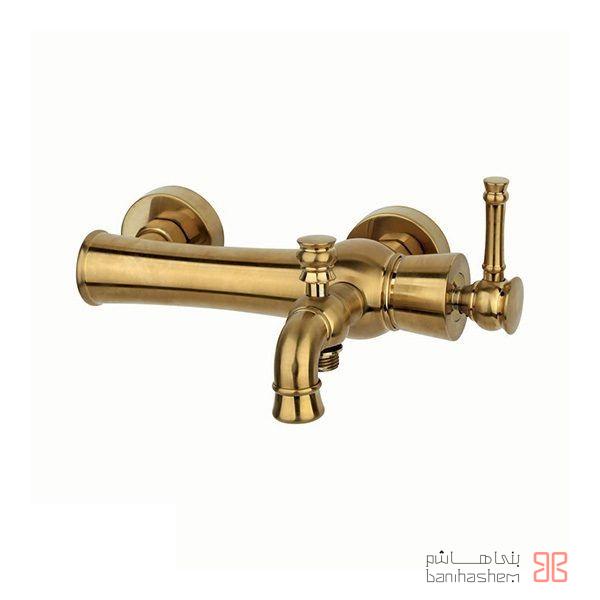 Rassan_Beth_ElizeG شیر دوش راسان مدل الیزه طلایی - Image 1