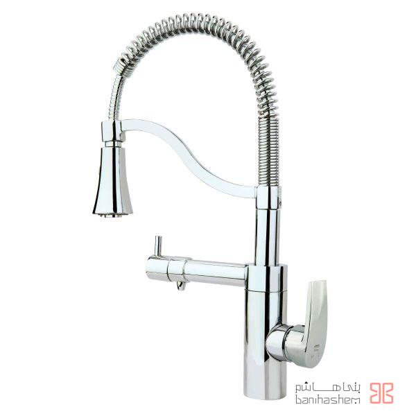 شیر ظرفشویی تصفیه دار راسان مدل راشل شیری کروم