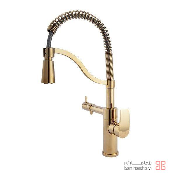 Rassan_Zarf_RashelG شیر ظرفشویی تصفیه دار راسان مدل راشل طلایی - Image 1
