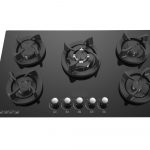 اجاق گاز شیشه ای پنج شعله جیلارد مدل G_1504