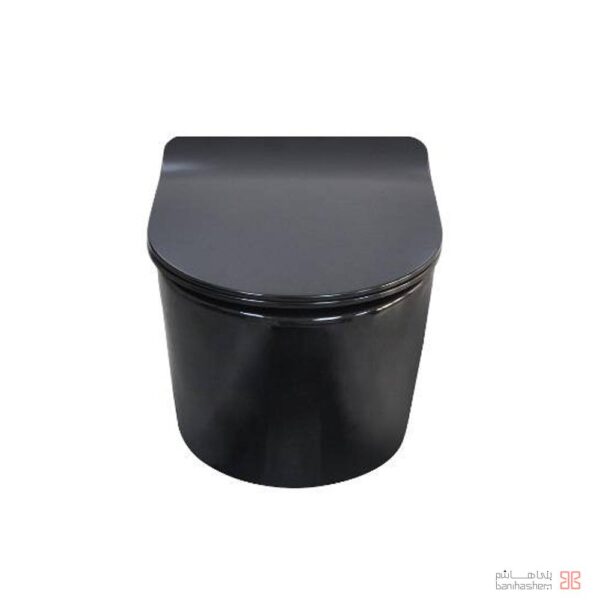 توالت فرنگی وال هنگ مروارید مدل دسپینا مشکی