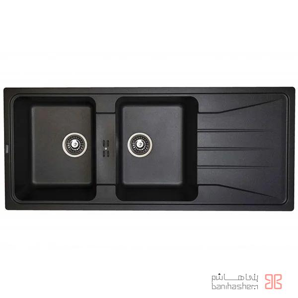 Bimax_Sink_0013B سینک گرانیتی بیمکث مدل 0013 مشکی - Image 1