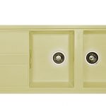 سینک گرانیتی بیمکث مدل 001 سفید شنی