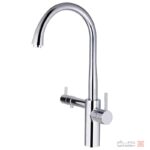 شیر ظرفشویی دوکاره اوج مدل برلیانت کروم