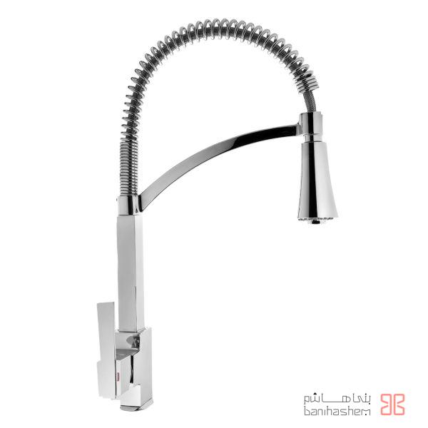 Owj_Zarf_Felat شیر ظرفشویی فنری اوج مدل فلت کروم - Image 1