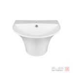 روشویی پایه دار مروارید مدل سیلویا 60 طوسی