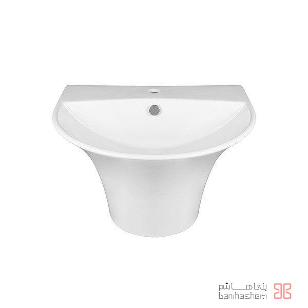 روشویی پایه سرخود مروارید مدل سیلویا 60