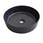 روشویی رو سنگی مروارید مدل دلتا 36 مشکی