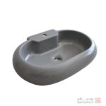 روشویی رو سنگی مروارید مدل پارمیدا 60 طوسی