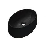 روشویی رو سنگی مروارید مدل رومینا 52 مشکی