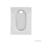 توالت زمینی مروارید مدل الگانت تخت طوسی