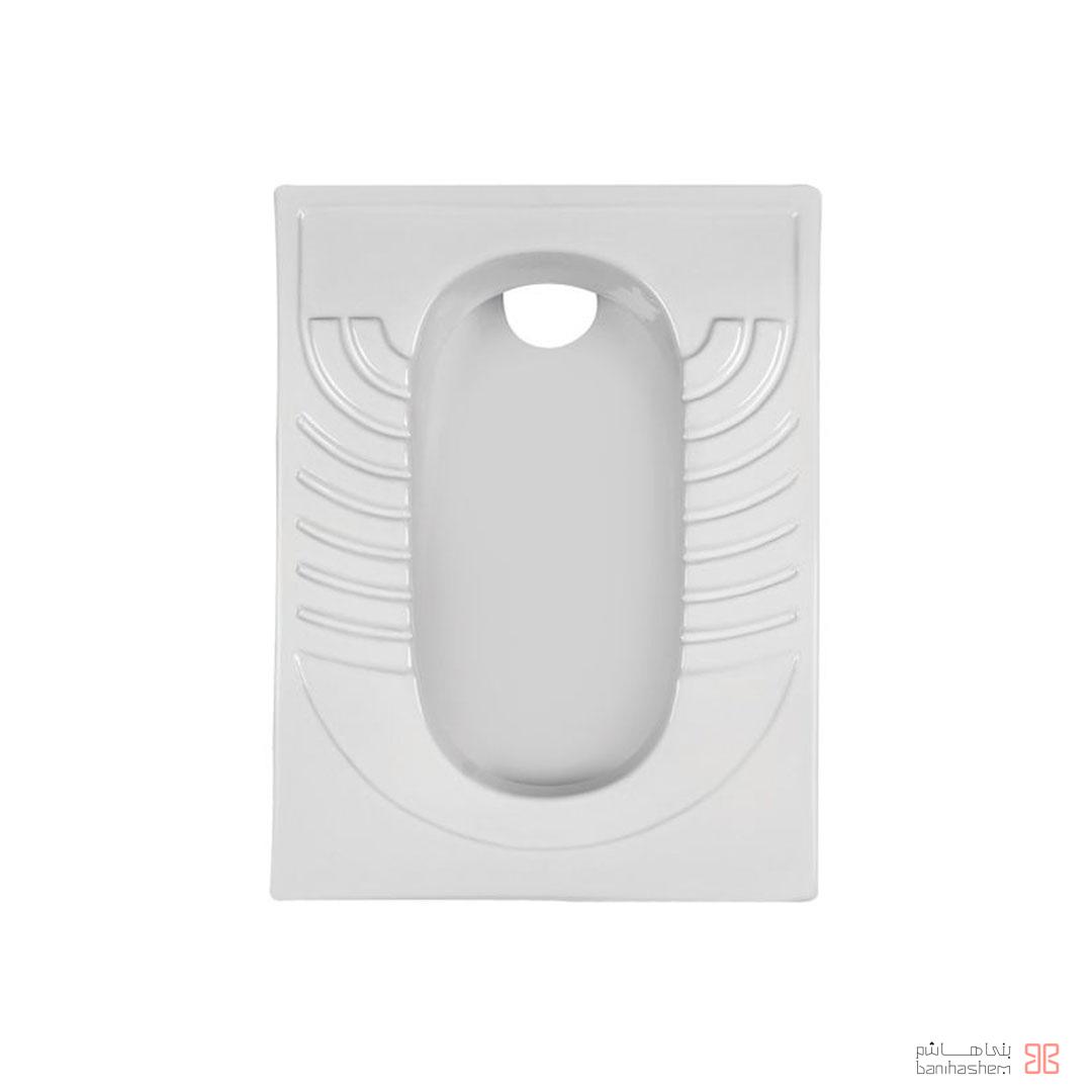 Morvarid_Zamini_ElegantTakht توالت زمینی مروارید مدل الگانت تخت مشکی - Image 1