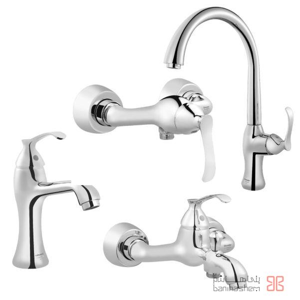 Shoder_4_Classic_C شیرآلات شودر مدل کلاسیک کروم - Image 1
