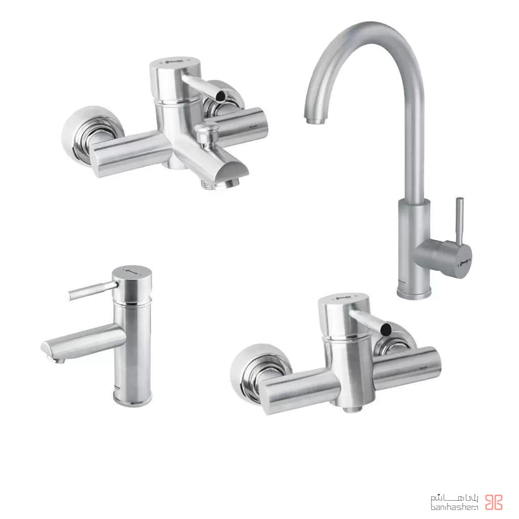 Shoder_4_MonakoP_CM شیرآلات شودر مدل موناکو پلاس کروم مات - Image 1