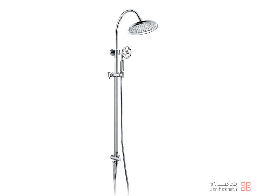 Shoder_AlamYoniverst_Lobak_C علم دوش شودر مدل لوبک کروم - Image 1
