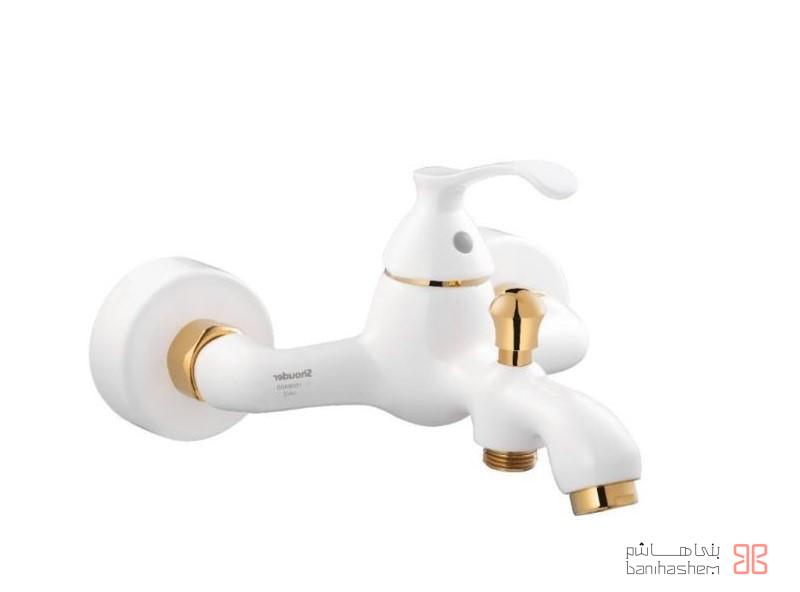 Shoder_Beth_Classic_SHG شیر دوش شودر مدل کلاسیک شیری طلایی - Image 1