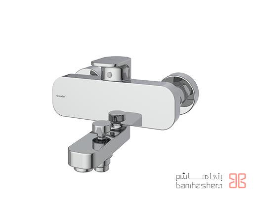 Shoder_Beth_Tain_C شیر دوش شودر مدل تاین کروم - Image 1