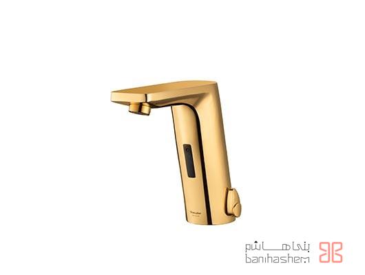 Shoder_RoshE_Danob_G شیر روشویی الکترونیکی شودر مدل دانوب طلایی - Image 1
