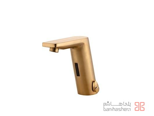 Shoder_RoshE_Danob_GM شیر روشویی الکترونیکی شودر مدل دانوب طلایی مات - Image 1