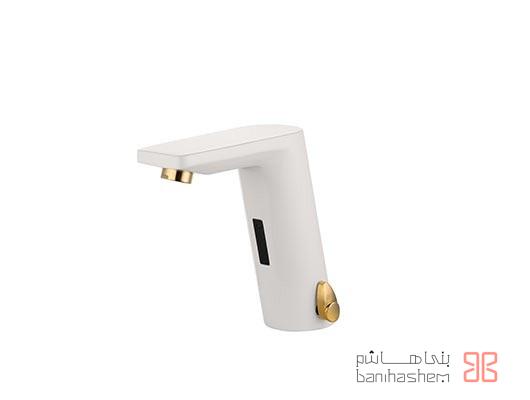 Shoder_RoshE_Danob_SHG شیر روشویی الکترونیکی شودر مدل دانوب شیری طلایی - Image 1