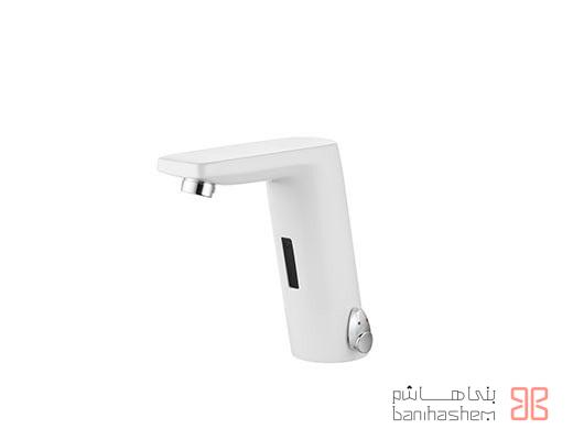 Shoder_RoshE_Danob_WC شیر روشویی الکترونیکی شودر مدل دانوب سفید کروم - Image 1