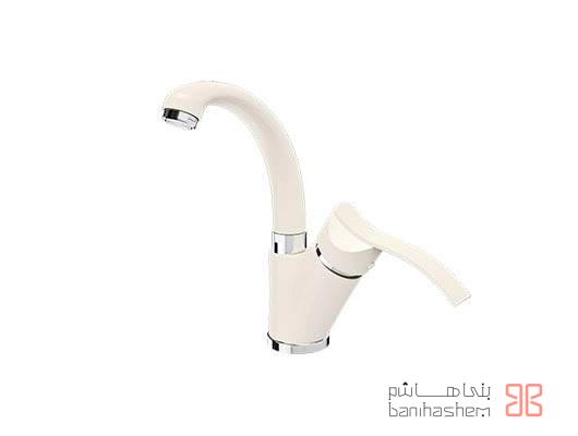 Shoder_RoshZ_Opal_SHC شیر روشویی زدرا شودر مدل اپال شیری کروم - Image 1
