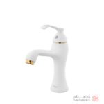 شیر روشویی شودر مدل کلاسیک شیری طلایی