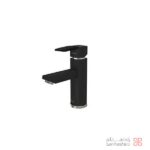 شیر روشویی شودر مدل یونیک پلاس مشکی کروم