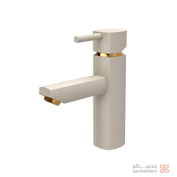 Shoder_Rosh_Uonik_SHG شیر روشویی شودر مدل یونیک شیری طلایی - Image 1