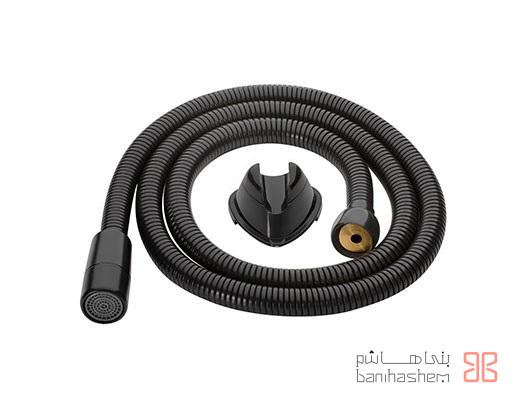 Shoder_Shilang_Laya_B شلنگ توالت شودر مدل لیا مشکی کروم - Image 1