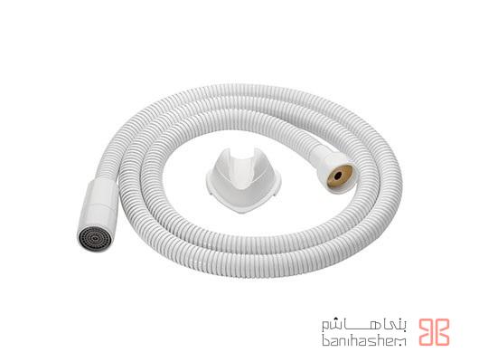 Shoder_Shilang_Laya_WC شلنگ توالت شودر مدل لیا سفید کروم - Image 1