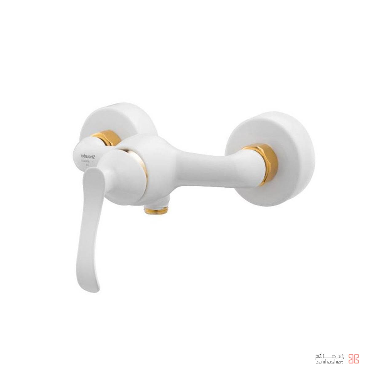 Shoder_Toilet_Classic_SHG شیر توالت شودر مدل کلاسیک شیری طلایی - Image 1