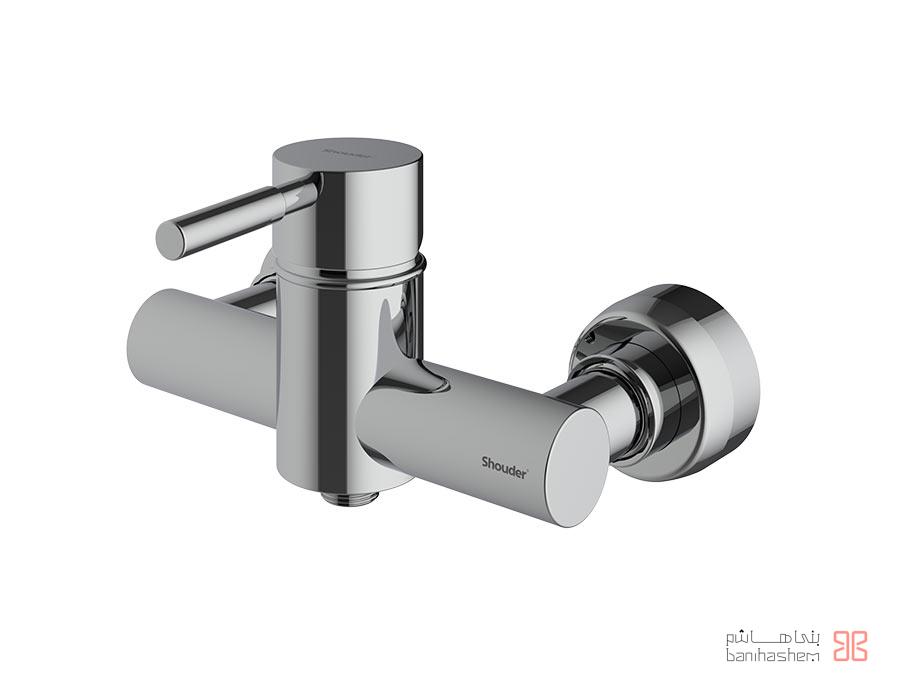 Shoder_Toilet_MonakoP_C شیر توالت شودر مدل موناکو پلاس کروم - Image 1