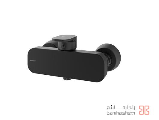 Shoder_Toilet_Tain_B شیر توالت شودر مدل تاین مشکی - Image 1