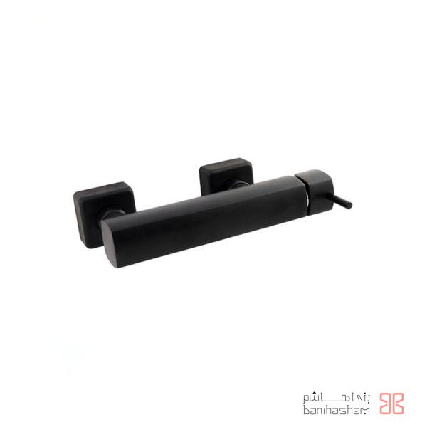 Shoder_Toilet_Uonik_BC شیر توالت شودر مدل یونیک مشکی کروم - Image 1
