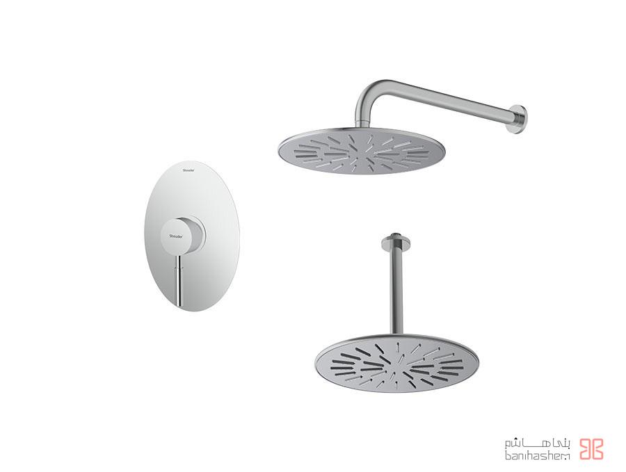 Shoder_Tokar_Beth1_Rogen_C شیر حمام توکار شودر مدل روگن تیپ 1 BRASS کروم - Image 1