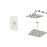 شیر حمام توکار شودر مدل رومر پلاس تیپ 1 BRASS شیری کروم