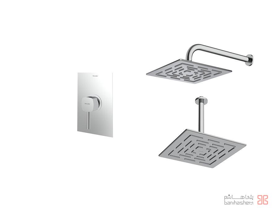 Shoder_Tokar_Beth1_Romer_C شیر حمام توکار شودر مدل رومر تیپ 1 BRASS کروم - Image 1