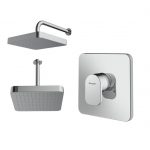 متعلقات شیر حمام توکار شودر مدل تاین تیپ 1 ABS کروم