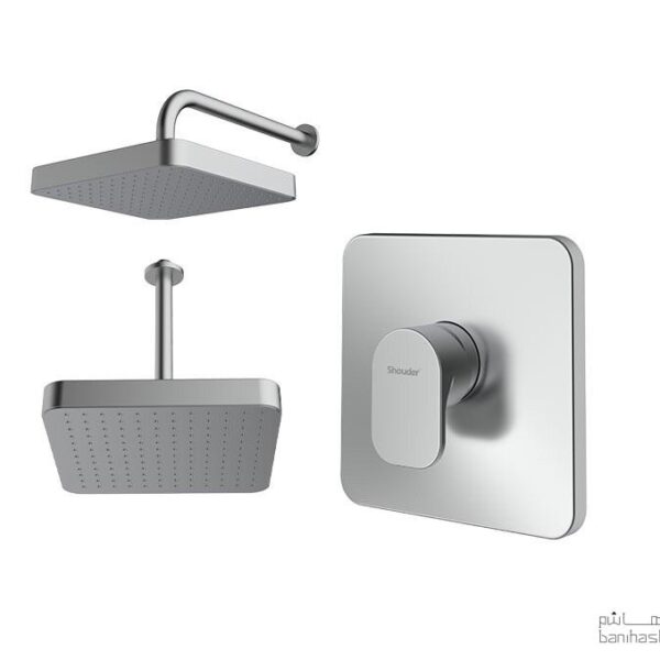 شیر حمام توکار شودر مدل تاین تیپ 1 ABS کروم مات