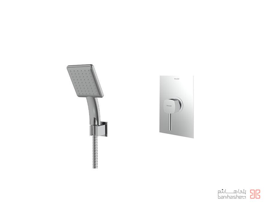 Shoder_Tokar_Beth2_Romer_ABS_C شیر حمام توکار شودر مدل رومر تیپ 2 ABS کروم - Image 1