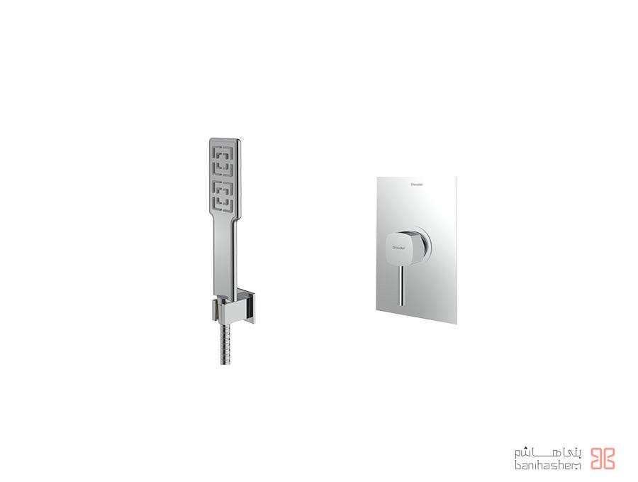 Shoder_Tokar_Beth2_Romer_C شیر حمام توکار شودر مدل رومر تیپ 2 BRASS کروم - Image 1
