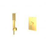 شیر حمام توکار شودر مدل رومر تیپ 2 BRASS طلایی