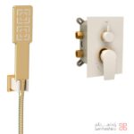 شیر حمام توکار شودر مدل رومر تیپ 2 BRASS شیری طلایی