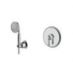 شیر حمام توکار شودر مدل زیگموند تیپ 2 BRASS کروم