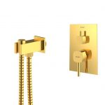 شیر توالت بیده توکار شودر مدل رومر طلایی