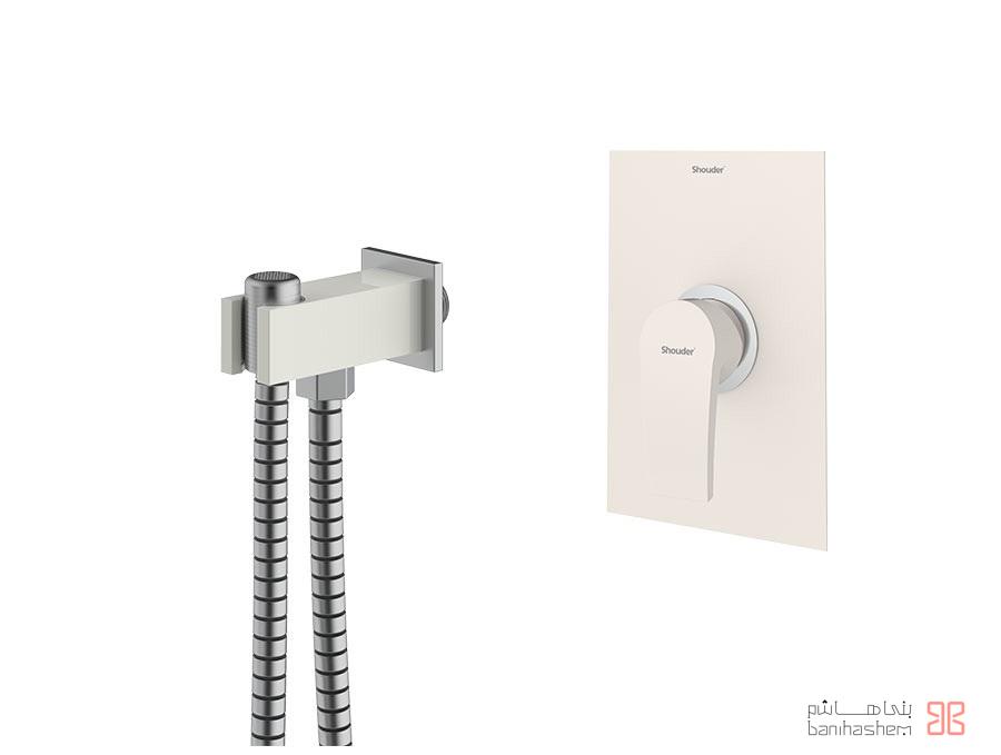 Shoder_Tokar_Toilet_RomerP_SHC شیر توالت توکار شودر مدل رومر پلاس شیری کروم - Image 1