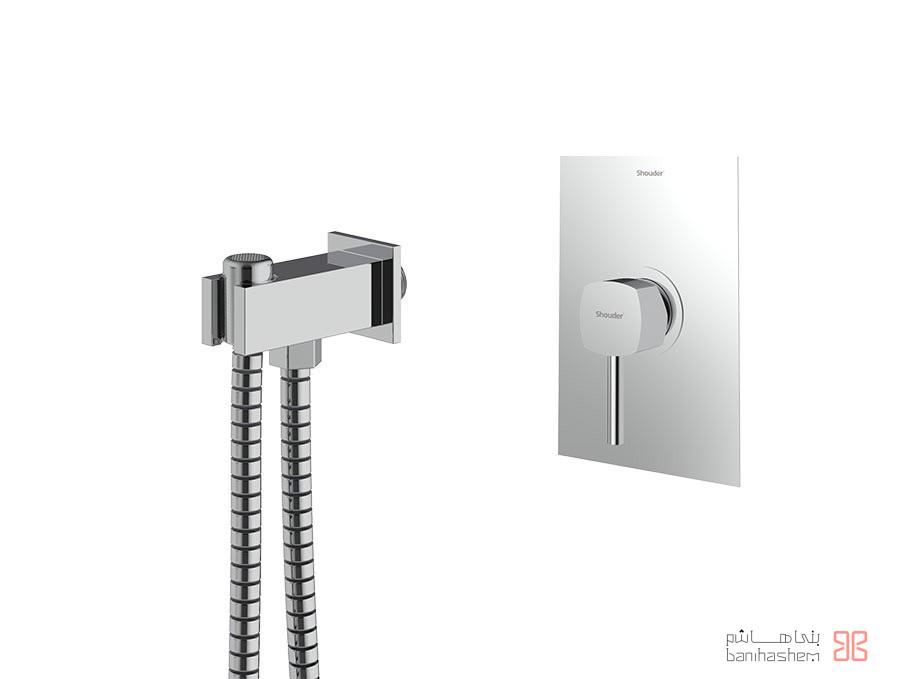 Shoder_Tokar_Toilet_Romer_C شیر توالت توکار شودر مدل رومر کروم - Image 1